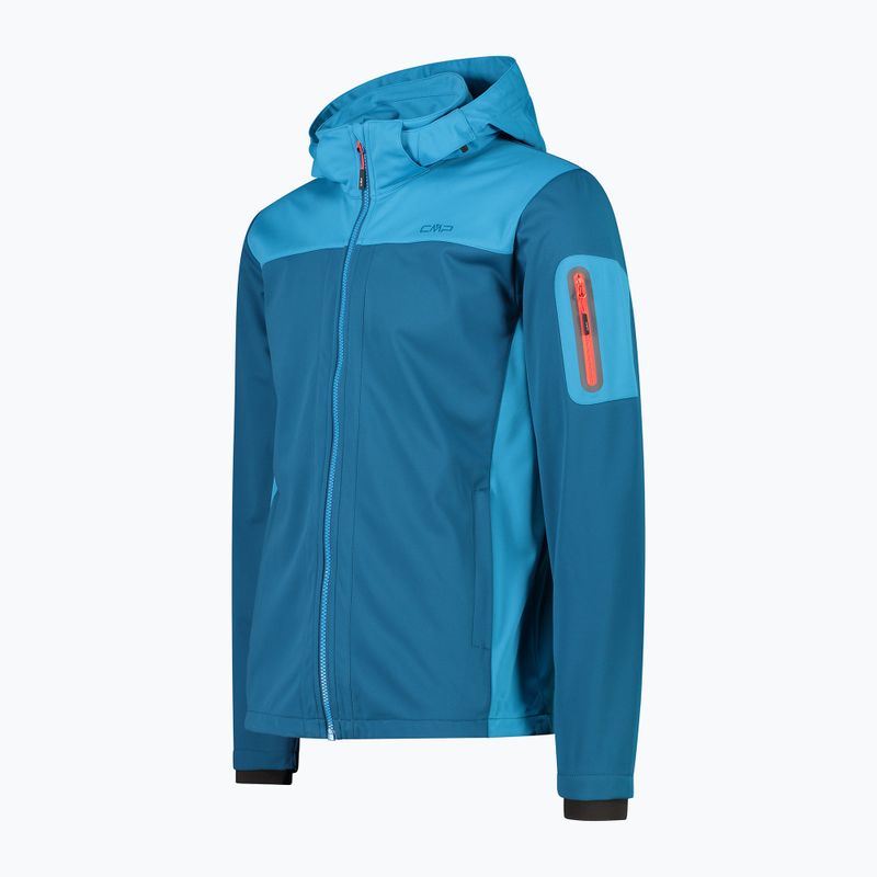 Kurtka softshell męska CMP 39A5027 Zip deep lake/danube 2