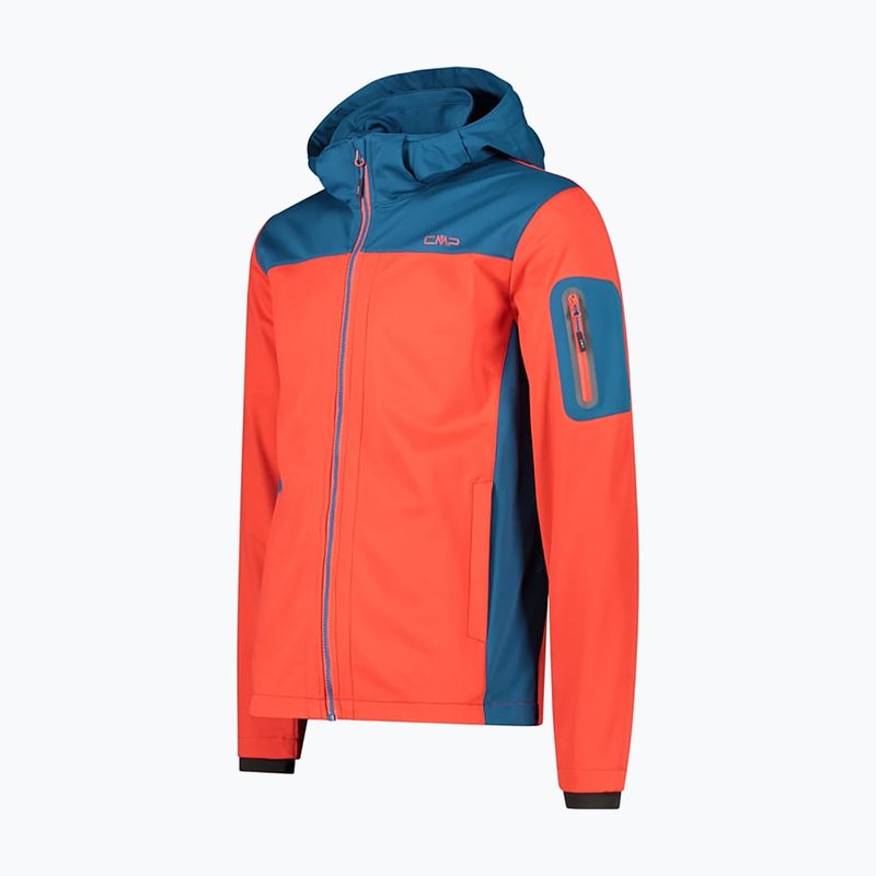 Kurtka softshell męska CMP 39A5027 Zip fire/deep lake 10