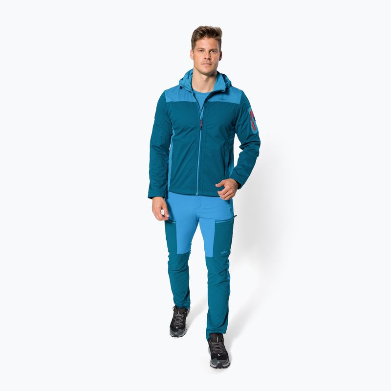 Kurtka softshell męska CMP 39A5027 Zip deep lake/danube 5