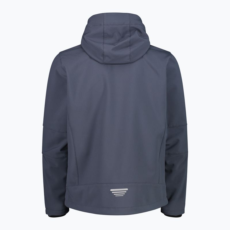 Kurtka softshell męska CMP 3A01787N Zip Hood titanio/antracite 3