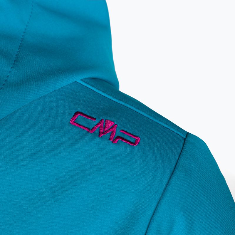 Kurtka softshell dziecięca CMP 3A29385 Fix hawaian/purple fluo 3