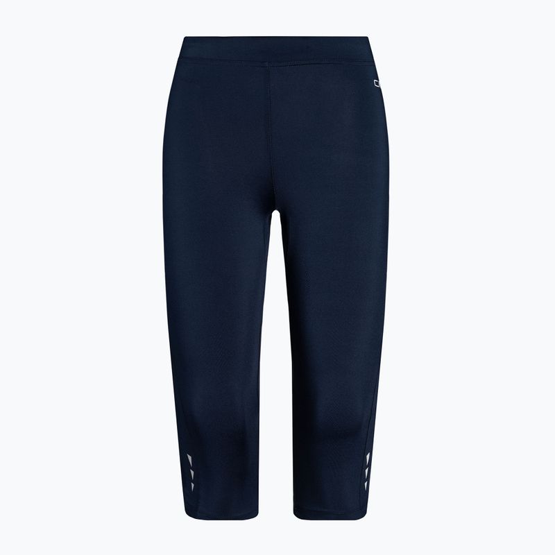 Legginsy damskie CMP 3C88376T 3/4 blue/bianco