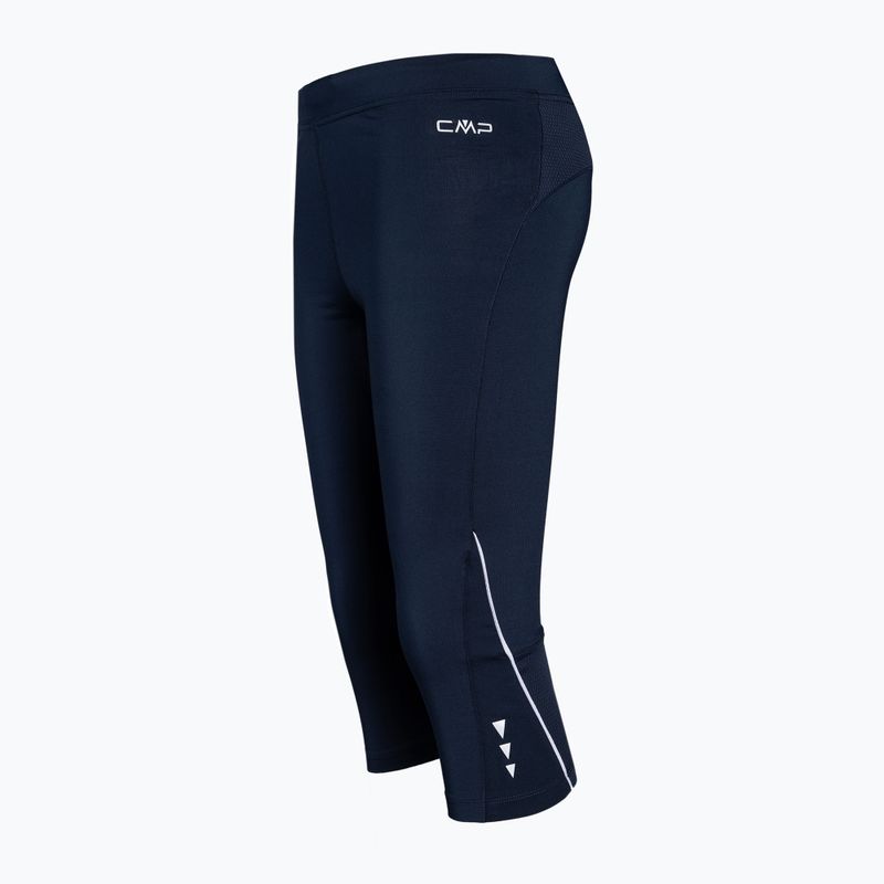 Legginsy damskie CMP 3C88376T 3/4 blue/bianco 3