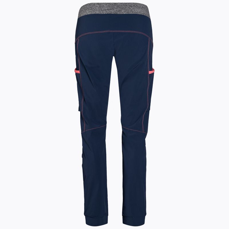 Spodnie trekkingowe damskie CMP 31T7696 Light Climb blue/corallo 2