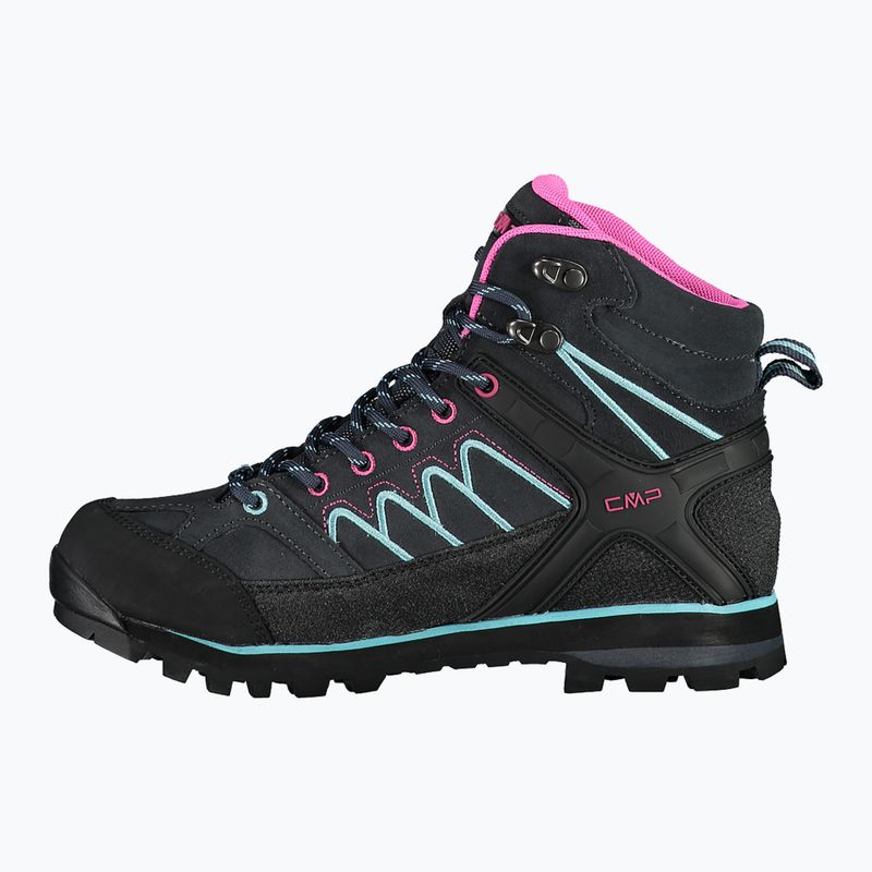 Buty trekkingowe damskie CMP Moon Mid WP antracite/acqua 10