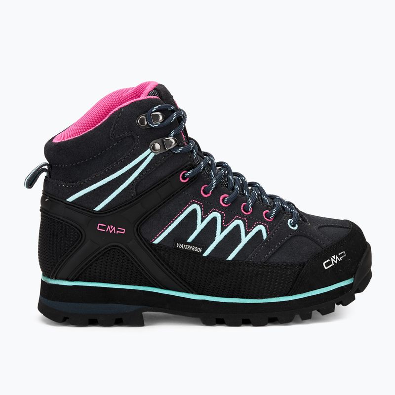 Buty trekkingowe damskie CMP Moon Mid WP antracite/acqua 2