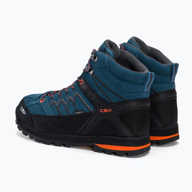 Buty trekkingowe męskie CMP Moon Mid Wp deep lake/antracite 3