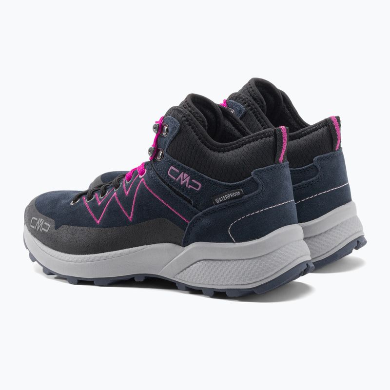 Buty turystyczne damskie CMP Kaleepso Mid Wp blue 3