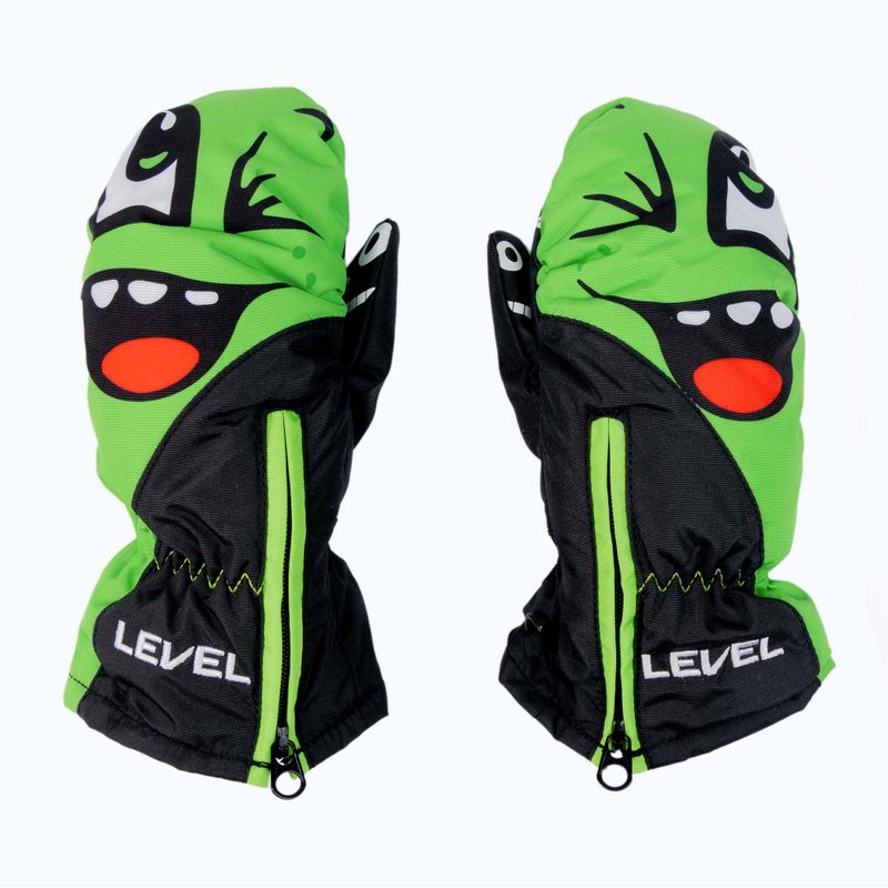 Rękawice narciarskie dziecięce Level Lucky Mitt lime 2