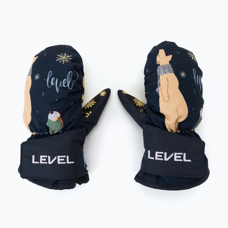Rękawice snowboardowe dziecięce Level Animal Mitt sky blue 2