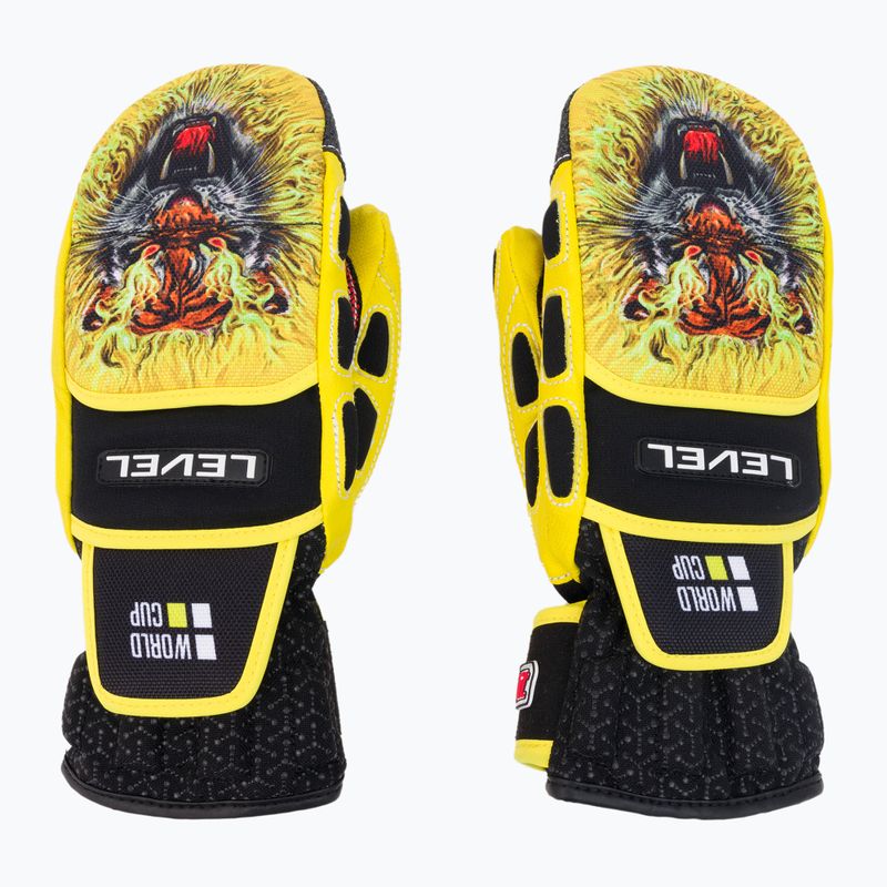 Rękawice narciarskie dziecięce Level Worldcup JR CF Mitt goldenrod 3