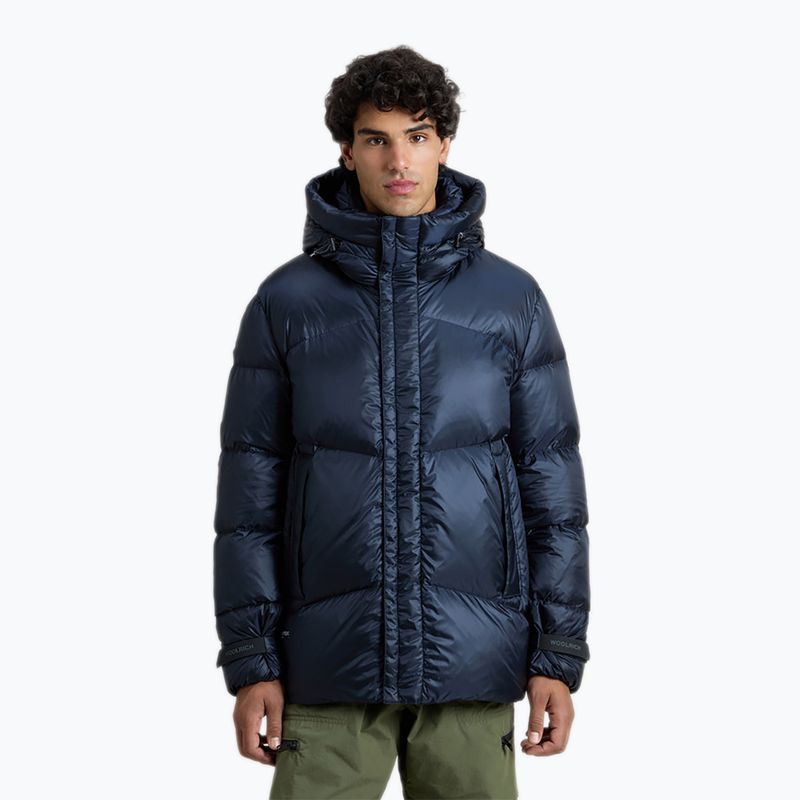 Kurtka męska Woolrich Pertex Puffer melton blue