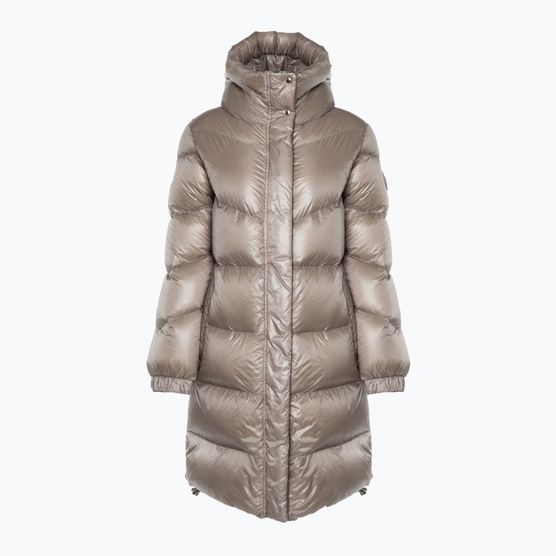 Kurtka damska Woolrich Aliquippa Long Puffer light taupe