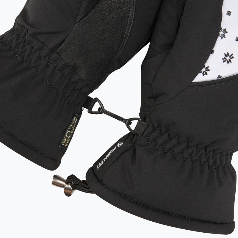 Rękawice narciarskie damskie Level Mummies Mitt black/white 5