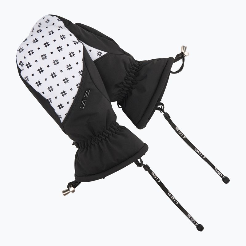 Rękawice narciarskie damskie Level Mummies Mitt black/white 6