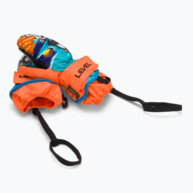 Rękawice narciarskie dziecięce Level Animal orange 6