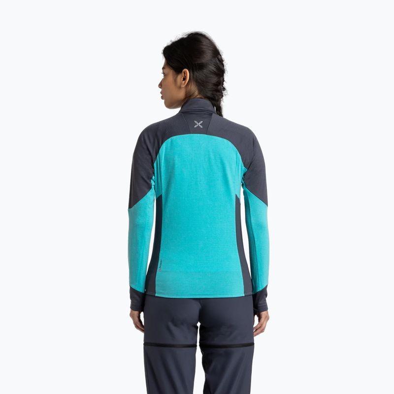 Bluza damska Montura Rise Maglia turquoise/graphite blue 2
