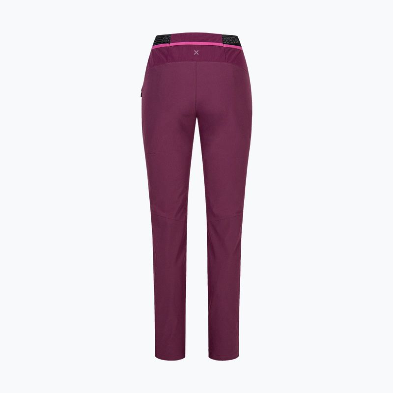 Spodnie trekkingowe damskie Montura Rise vinaccia/baton rouge 8