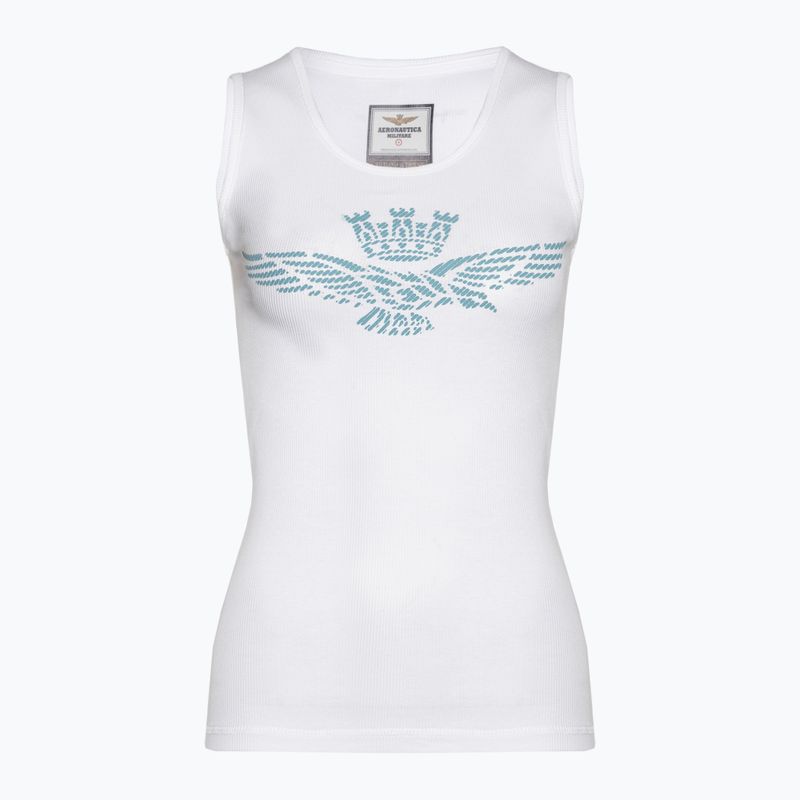 Tank top damski Aeronautica Militare Sport optical white