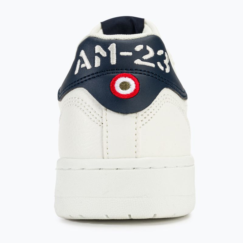Buty męskie Aeronautica Militare Eco Leather With Eagle off white 6