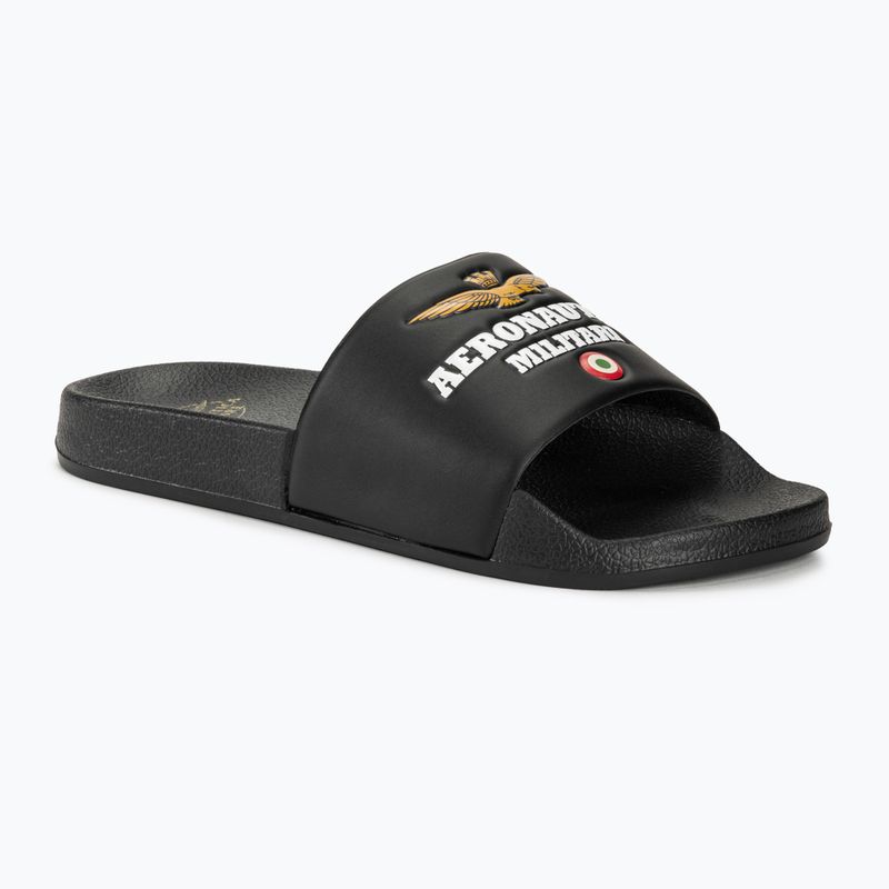 Klapki męskie Aeronautica Militare Beach jet black
