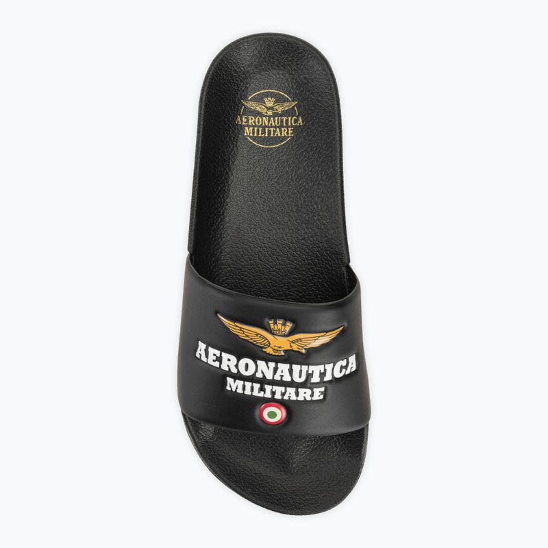 Klapki męskie Aeronautica Militare Beach jet black 5