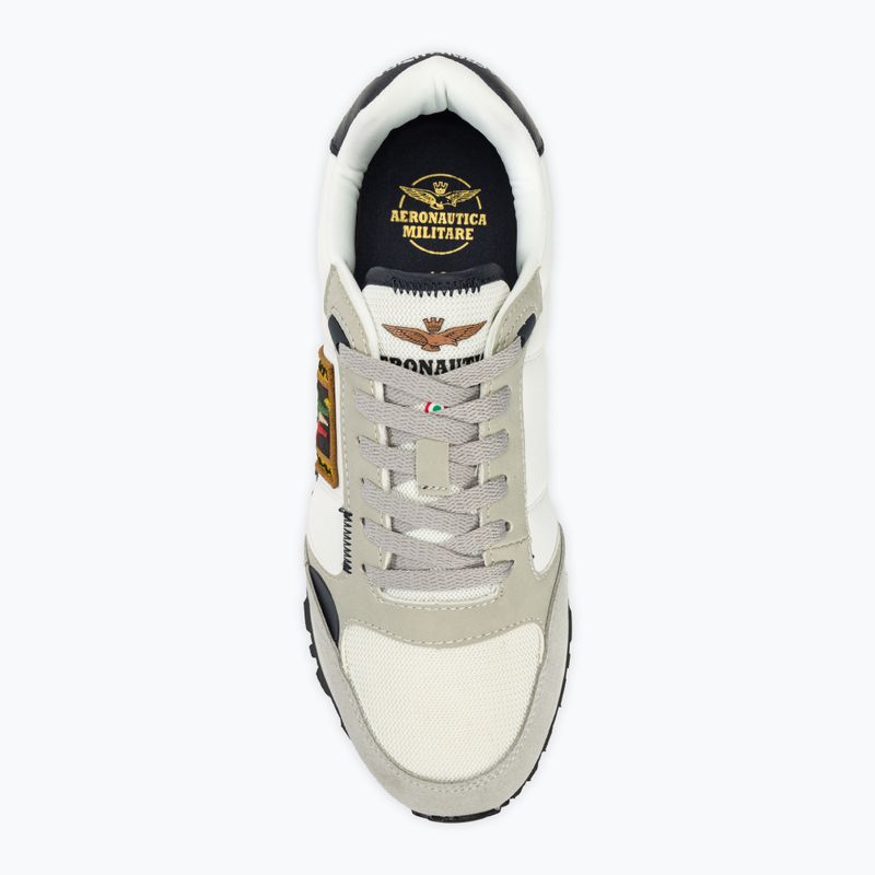 Buty męskie Aeronautica Militare Frecce Tricolori off white 5