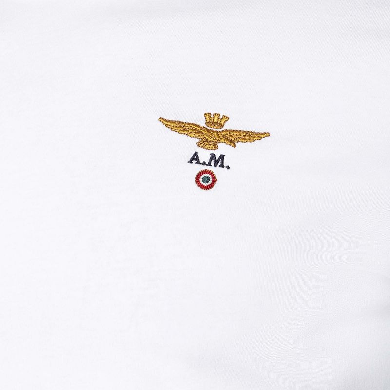 Koszulka męska Aeronautica Militare Essential 2024 off white 3