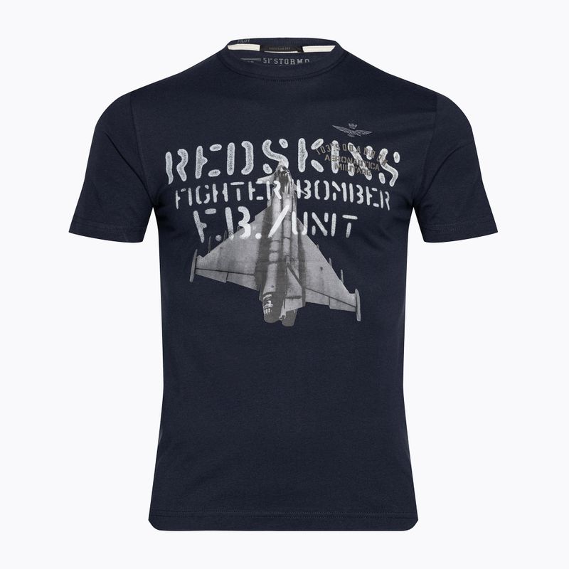 Koszulka męska Aeronautica Militare Pilot blue navy