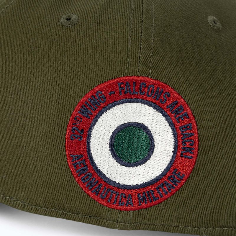 Czapka z daszkiem męska Aeronautica Militare Basic With Metal Eagle military green 4