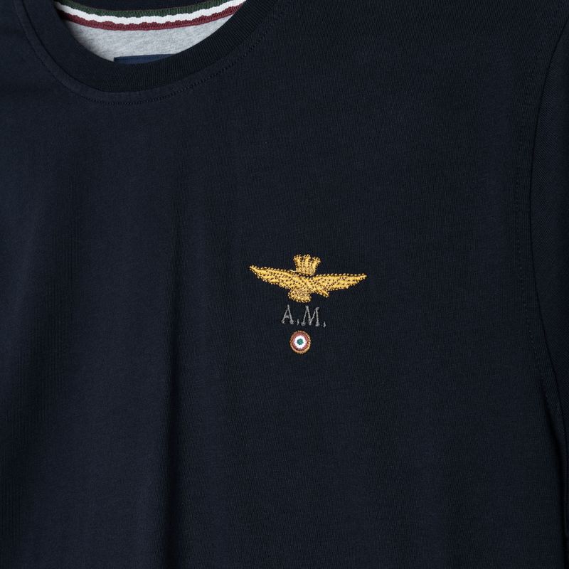 Koszulka męska Aeronautica Militare Essential blue navy 3