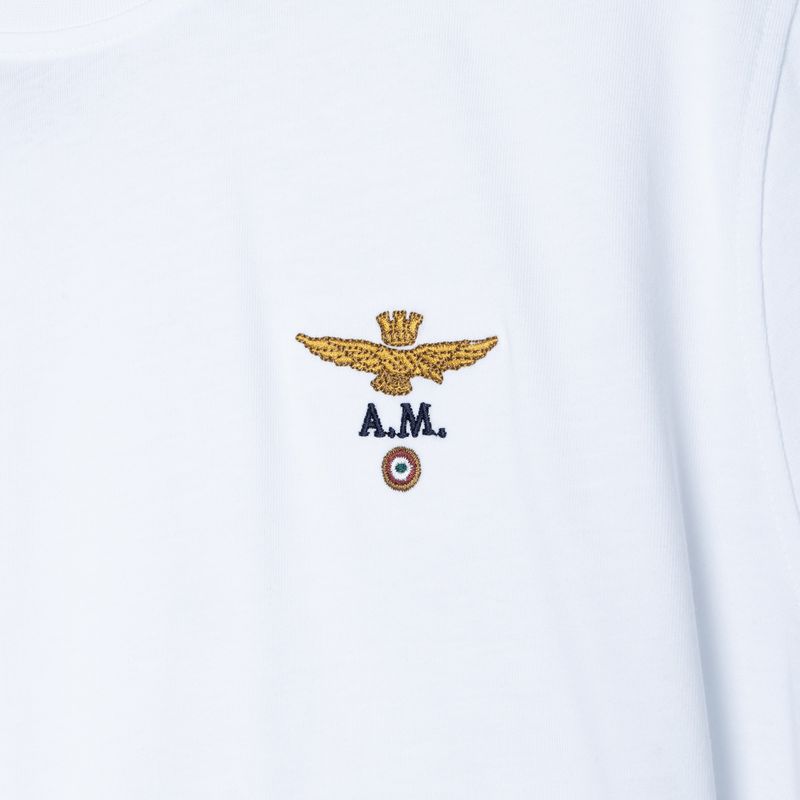 Koszulka męska Aeronautica Militare Essential off white 3