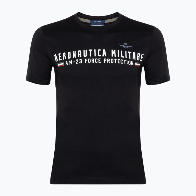 Koszulka męska Aeronautica Militare Heritage jet black