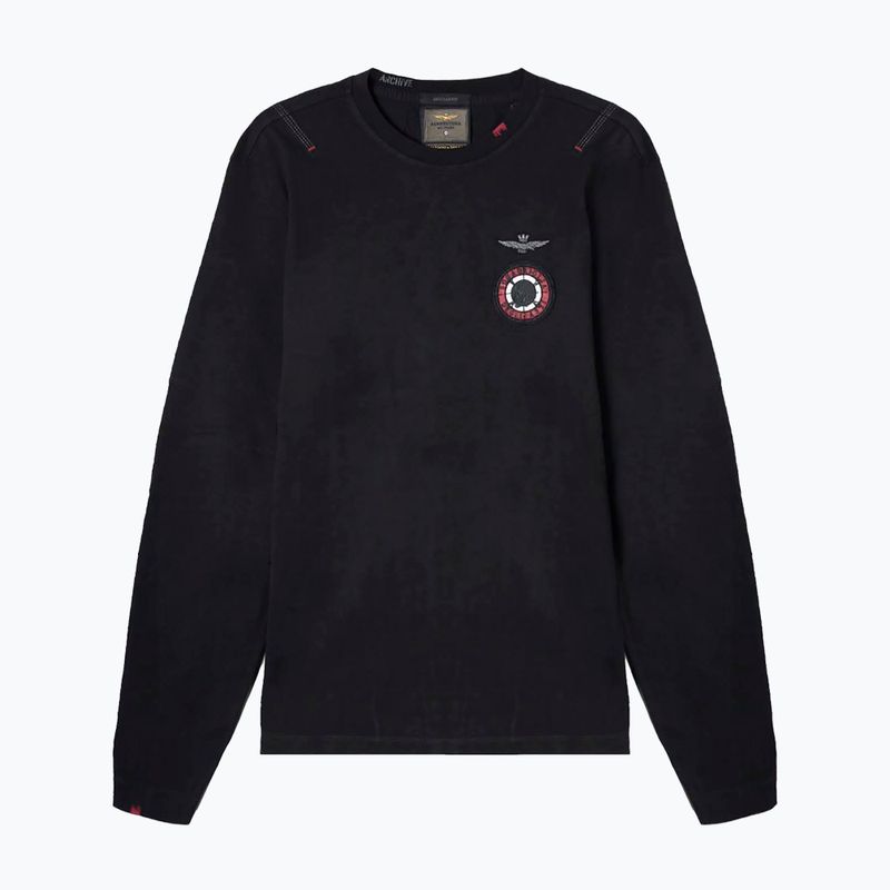 Longsleeve męski Aeronautica Militare Flying Team jet black 4