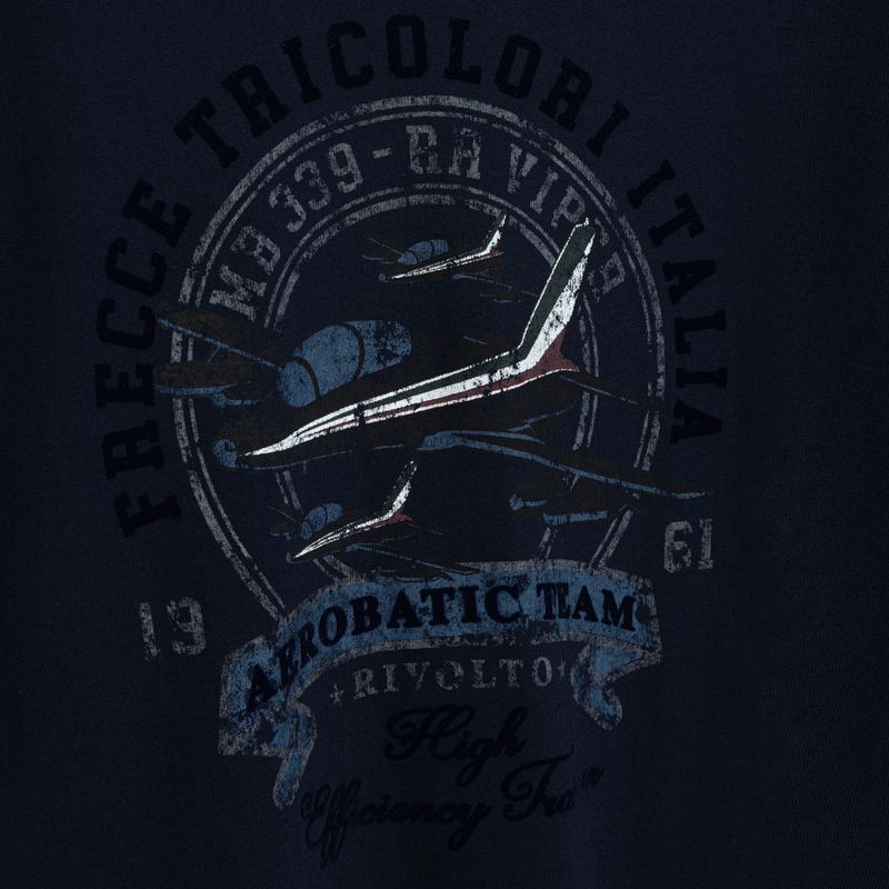 Koszulka męska Aeronautica Militare Heritage dark blue 3