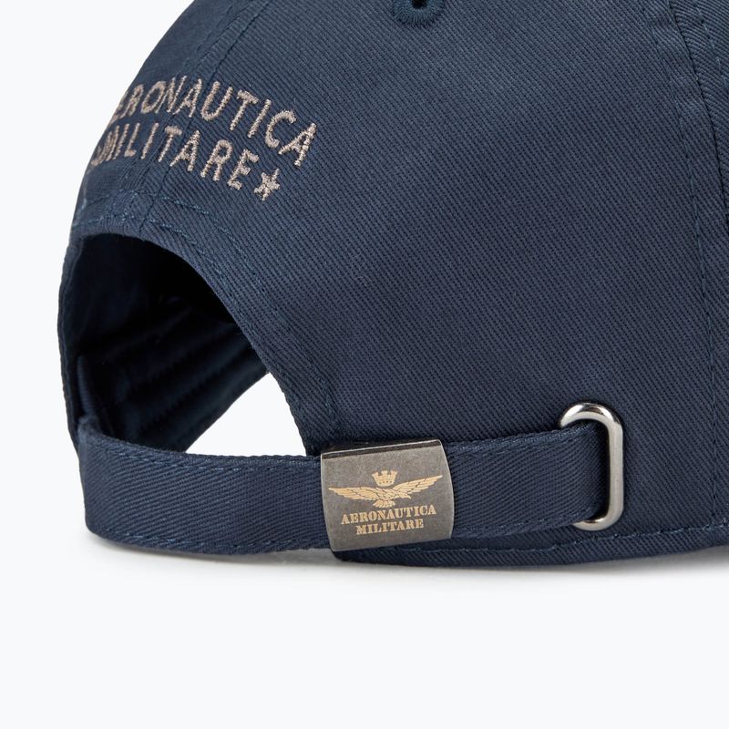Czapka z daszkiem męska Aeronautica Militare Cotton With Logo blue navy 4