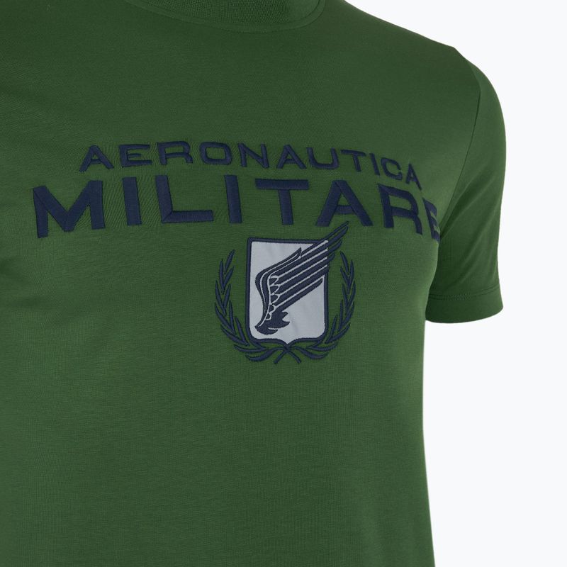 Koszulka męska Aeronautica Militare 251TS2379J674 forest green 3