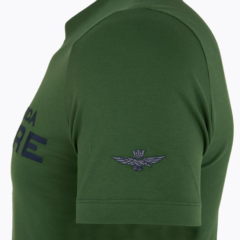 Koszulka męska Aeronautica Militare 251TS2379J674 forest green 4