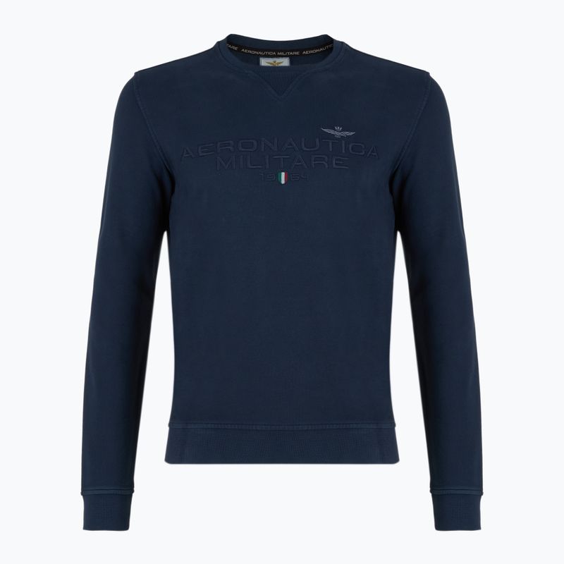 Bluza męska Aeronautica Militare 251FE1985F539 blu navy washed