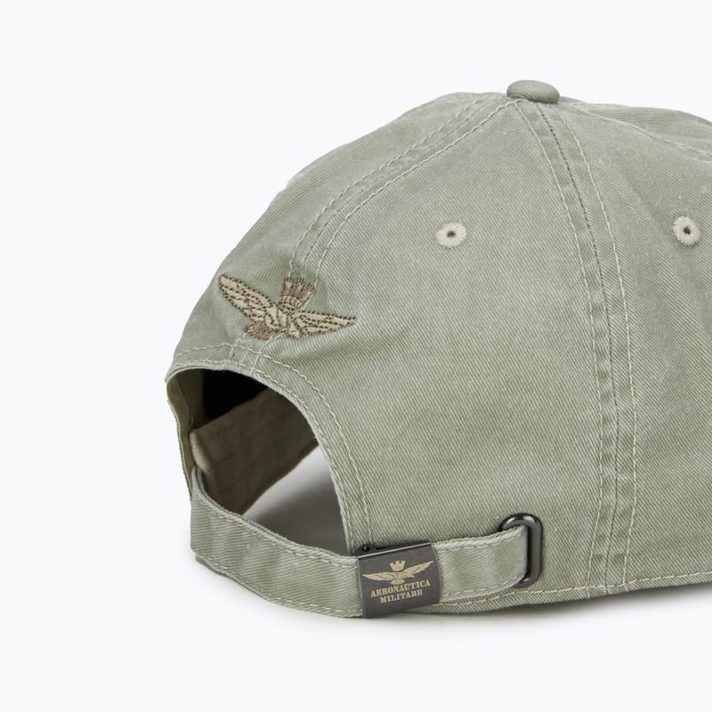 Czapka z daszkiem męska Aeronautica Militare 251HA1204CT2476 stone beige washed 4