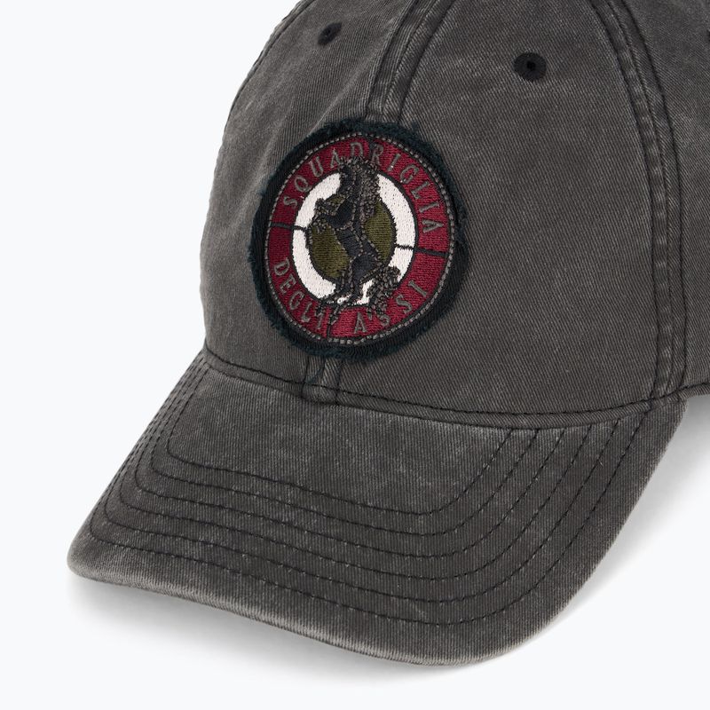 Czapka z daszkiem męska Aeronautica Militare 251HA1211CT2476 black washed 3
