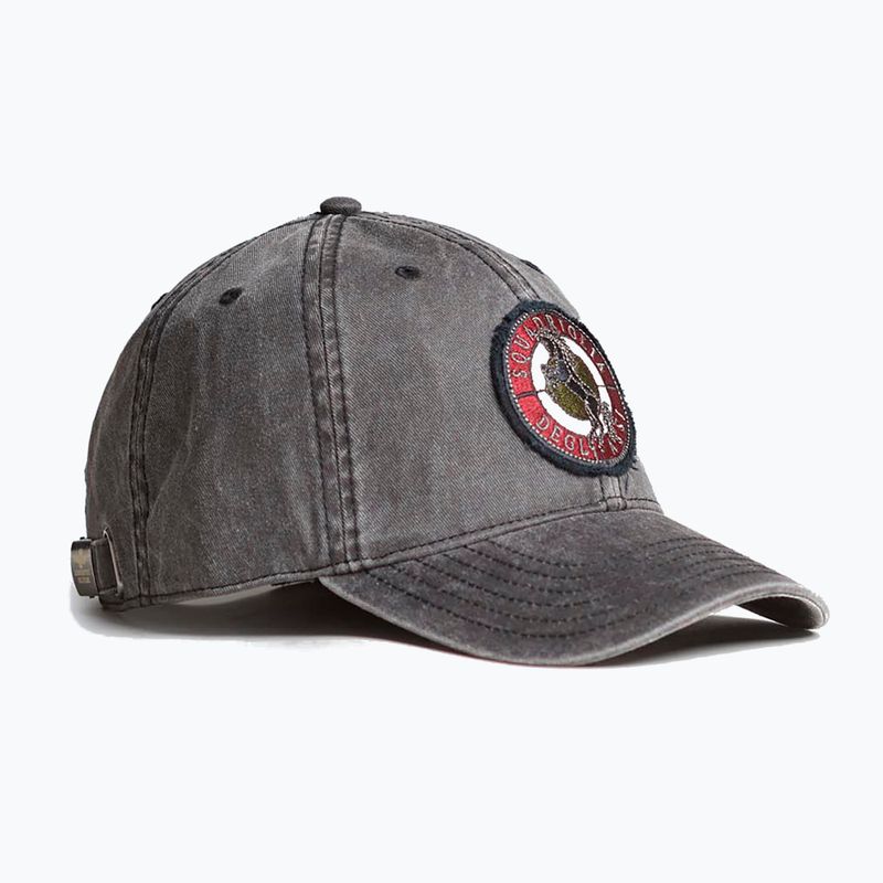 Czapka z daszkiem męska Aeronautica Militare 251HA1211CT2476 black washed
