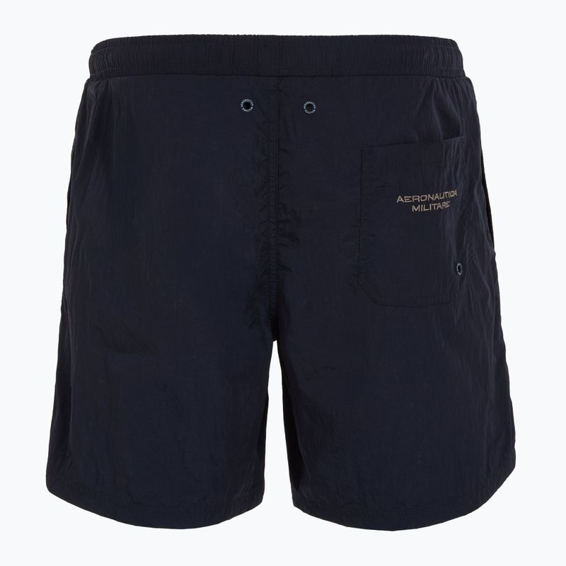 Szorty kąpielowe męskie Aeronautica Militare 251BW224CT3538 blu navy 2