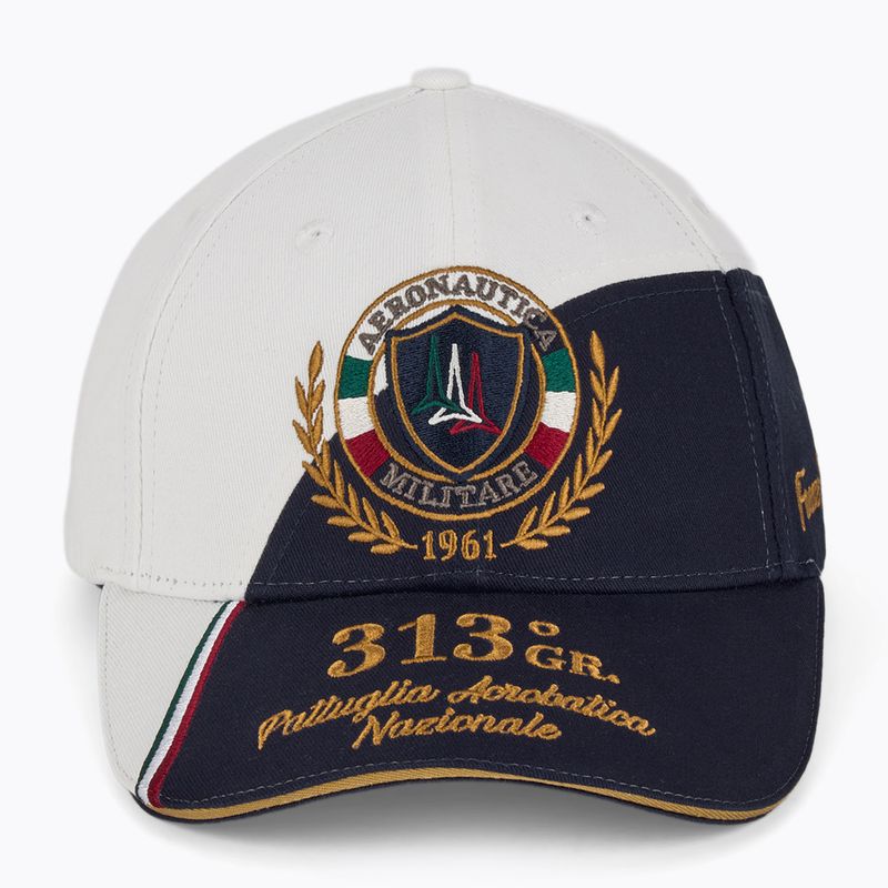 Czapka z daszkiem męska Aeronautica Militare 251HA1210CT3299 blu navy/off white 2