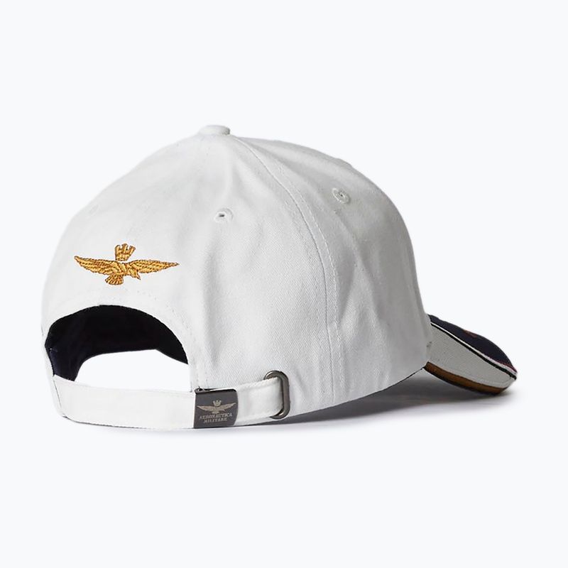 Czapka z daszkiem męska Aeronautica Militare 251HA1210CT3299 blu navy/off white 2