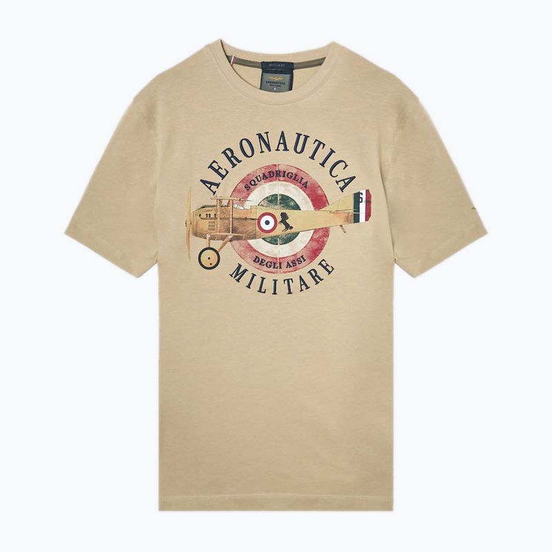Koszulka męska Aeronautica Militare Squadriglia degli Assi antelope beige
