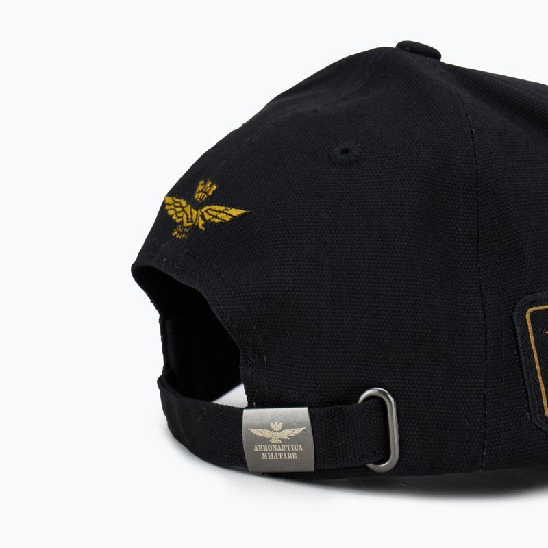 Czapka z daszkiem męska Aeronautica Militare 251HA1150CT3043 jet black 4
