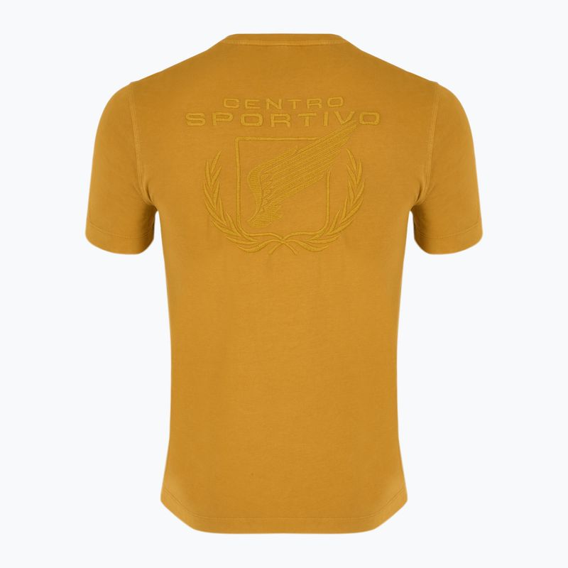 Koszulka męska Aeronautica Militare 251TS2377J633 golden spice washed 2