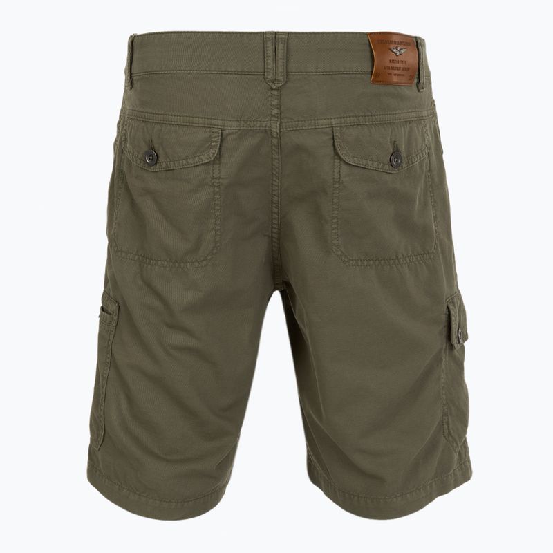 Spodenki męskie Aeronautica Militare 251BE259CT3526 military olive washed 2