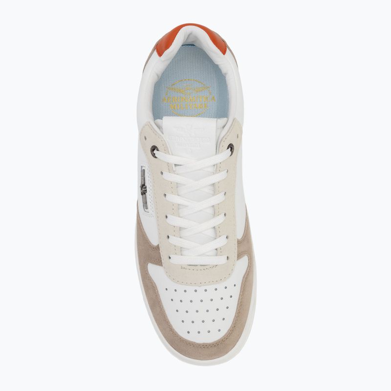 Buty męskie Aeronautica Militare 251SC235PL244 off white/beige 5